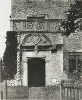 An illustration from Early renaissance architecture in England : a historical and descriptive account of the Tudor, Elizabethan, and Jacobean periods, 1500-1625 : for the use of students and others (1914)