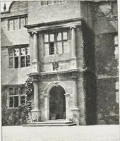 An illustration from Early renaissance architecture in England : a historical and descriptive account of the Tudor, Elizabethan, and Jacobean periods, 1500-1625 : for the use of students and others (1914)