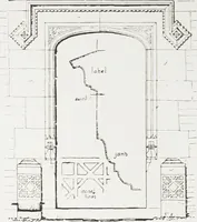 An illustration from Early renaissance architecture in England : a historical and descriptive account of the Tudor, Elizabethan, and Jacobean periods, 1500-1625 : for the use of students and others (1914)