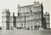 An illustration from Early renaissance architecture in England : a historical and descriptive account of the Tudor, Elizabethan, and Jacobean periods, 1500-1625 : for the use of students and others (1914)