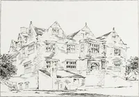 An illustration from Early renaissance architecture in England : a historical and descriptive account of the Tudor, Elizabethan, and Jacobean periods, 1500-1625 : for the use of students and others (1914)
