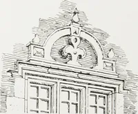 An illustration from Early renaissance architecture in England : a historical and descriptive account of the Tudor, Elizabethan, and Jacobean periods, 1500-1625 : for the use of students and others (1914)