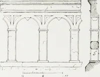 An illustration from Early renaissance architecture in England : a historical and descriptive account of the Tudor, Elizabethan, and Jacobean periods, 1500-1625 : for the use of students and others (1914)