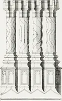 An illustration from Early renaissance architecture in England : a historical and descriptive account of the Tudor, Elizabethan, and Jacobean periods, 1500-1625 : for the use of students and others (1914)