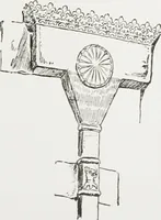 An illustration from Early renaissance architecture in England : a historical and descriptive account of the Tudor, Elizabethan, and Jacobean periods, 1500-1625 : for the use of students and others (1914)
