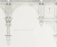 An illustration from Early renaissance architecture in England : a historical and descriptive account of the Tudor, Elizabethan, and Jacobean periods, 1500-1625 : for the use of students and others (1914)