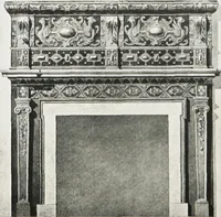 An illustration from Early renaissance architecture in England : a historical and descriptive account of the Tudor, Elizabethan, and Jacobean periods, 1500-1625 : for the use of students and others (1914)