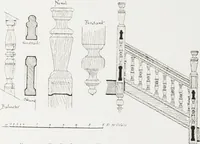 An illustration from Early renaissance architecture in England : a historical and descriptive account of the Tudor, Elizabethan, and Jacobean periods, 1500-1625 : for the use of students and others (1914)