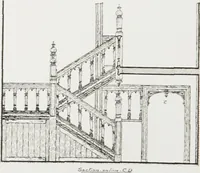 An illustration from Early renaissance architecture in England : a historical and descriptive account of the Tudor, Elizabethan, and Jacobean periods, 1500-1625 : for the use of students and others (1914)