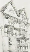 An illustration from Early renaissance architecture in England : a historical and descriptive account of the Tudor, Elizabethan, and Jacobean periods, 1500-1625 : for the use of students and others (1914)