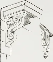 An illustration from Early renaissance architecture in England : a historical and descriptive account of the Tudor, Elizabethan, and Jacobean periods, 1500-1625 : for the use of students and others (1914)
