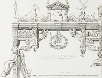 An illustration from Early renaissance architecture in England : a historical and descriptive account of the Tudor, Elizabethan, and Jacobean periods, 1500-1625 : for the use of students and others (1914)