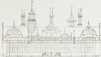 An illustration from Early renaissance architecture in England : a historical and descriptive account of the Tudor, Elizabethan, and Jacobean periods, 1500-1625 : for the use of students and others (1914)