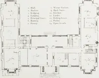 An illustration from Early renaissance architecture in England : a historical and descriptive account of the Tudor, Elizabethan, and Jacobean periods, 1500-1625 : for the use of students and others (1914)