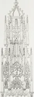 An illustration from Early renaissance architecture in England : a historical and descriptive account of the Tudor, Elizabethan, and Jacobean periods, 1500-1625 : for the use of students and others (1914)