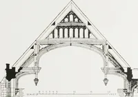 An illustration from Early renaissance architecture in England : a historical and descriptive account of the Tudor, Elizabethan, and Jacobean periods, 1500-1625 : for the use of students and others (1914)
