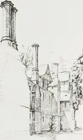 An illustration from Early renaissance architecture in England : a historical and descriptive account of the Tudor, Elizabethan, and Jacobean periods, 1500-1625 : for the use of students and others (1914)