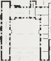 An illustration from Early renaissance architecture in England : a historical and descriptive account of the Tudor, Elizabethan, and Jacobean periods, 1500-1625 : for the use of students and others (1914)