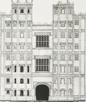 An illustration from Early renaissance architecture in England : a historical and descriptive account of the Tudor, Elizabethan, and Jacobean periods, 1500-1625 : for the use of students and others (1914)