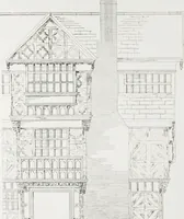 An illustration from Early renaissance architecture in England : a historical and descriptive account of the Tudor, Elizabethan, and Jacobean periods, 1500-1625 : for the use of students and others (1914)