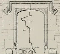 An illustration from Early renaissance architecture in England; a historical and descriptive account of the Tudor, Elizabethan, and Jacobean periods, 1500-1625, for the use of students and others (1914)