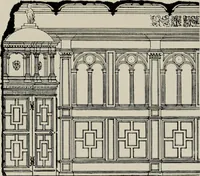 An illustration from Early renaissance architecture in England; a historical and descriptive account of the Tudor, Elizabethan, and Jacobean periods, 1500-1625, for the use of students and others (1914)