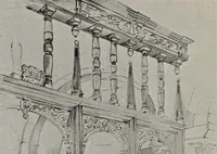 An illustration from Early renaissance architecture in England; a historical and descriptive account of the Tudor, Elizabethan, and Jacobean periods, 1500-1625, for the use of students and others (1914)