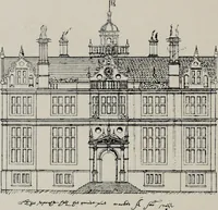 An illustration from Early renaissance architecture in England; a historical and descriptive account of the Tudor, Elizabethan, and Jacobean periods, 1500-1625, for the use of students and others (1914)