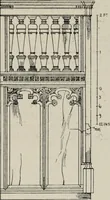 An illustration from Early renaissance architecture in England; a historical and descriptive account of the Tudor, Elizabethan, and Jacobean periods, 1500-1625, for the use of students and others (1914)