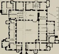 An illustration from Early renaissance architecture in England; a historical and descriptive account of the Tudor, Elizabethan, and Jacobean periods, 1500-1625, for the use of students and others (1914)