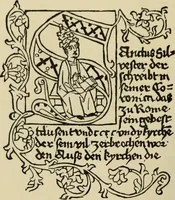 An illustration from Early woodcut initials : containing over thirteen hundred reproductions of ornamental letters of the fifteenth and sixteenth centuries (1908)