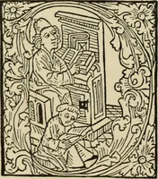 An illustration from Early woodcut initials : containing over thirteen hundred reproductions of ornamental letters of the fifteenth and sixteenth centuries (1908)