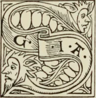 An illustration from Early woodcut initials : containing over thirteen hundred reproductions of ornamental letters of the fifteenth and sixteenth centuries (1908)
