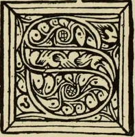 An illustration from Early woodcut initials : containing over thirteen hundred reproductions of ornamental letters of the fifteenth and sixteenth centuries (1908)