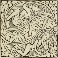 An illustration from Early woodcut initials : containing over thirteen hundred reproductions of ornamental letters of the fifteenth and sixteenth centuries (1908)