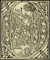 An illustration from Early woodcut initials : containing over thirteen hundred reproductions of ornamental letters of the fifteenth and sixteenth centuries (1908)