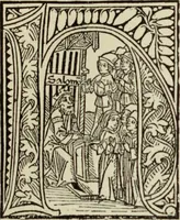 An illustration from Early woodcut initials : containing over thirteen hundred reproductions of ornamental letters of the fifteenth and sixteenth centuries (1908)