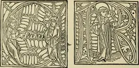 An illustration from Early woodcut initials : containing over thirteen hundred reproductions of ornamental letters of the fifteenth and sixteenth centuries (1908)