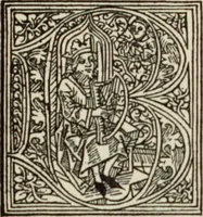 An illustration from Early woodcut initials : containing over thirteen hundred reproductions of ornamental letters of the fifteenth and sixteenth centuries (1908)