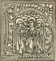An illustration from Early woodcut initials : containing over thirteen hundred reproductions of ornamental letters of the fifteenth and sixteenth centuries (1908)