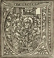 An illustration from Early woodcut initials : containing over thirteen hundred reproductions of ornamental letters of the fifteenth and sixteenth centuries (1908)