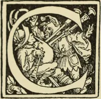 An illustration from Early woodcut initials : containing over thirteen hundred reproductions of ornamental letters of the fifteenth and sixteenth centuries (1908)