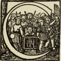 An illustration from Early woodcut initials : containing over thirteen hundred reproductions of ornamental letters of the fifteenth and sixteenth centuries (1908)