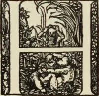 An illustration from Early woodcut initials : containing over thirteen hundred reproductions of ornamental letters of the fifteenth and sixteenth centuries (1908)