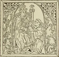 An illustration from Early woodcut initials : containing over thirteen hundred reproductions of ornamental letters of the fifteenth and sixteenth centuries (1908)