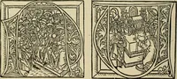 An illustration from Early woodcut initials : containing over thirteen hundred reproductions of ornamental letters of the fifteenth and sixteenth centuries (1908)