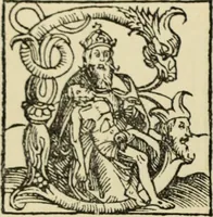 An illustration from Early woodcut initials : containing over thirteen hundred reproductions of ornamental letters of the fifteenth and sixteenth centuries (1908)