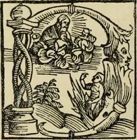 An illustration from Early woodcut initials : containing over thirteen hundred reproductions of ornamental letters of the fifteenth and sixteenth centuries (1908)