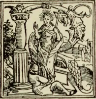 An illustration from Early woodcut initials : containing over thirteen hundred reproductions of ornamental letters of the fifteenth and sixteenth centuries (1908)