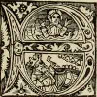 An illustration from Early woodcut initials : containing over thirteen hundred reproductions of ornamental letters of the fifteenth and sixteenth centuries (1908)